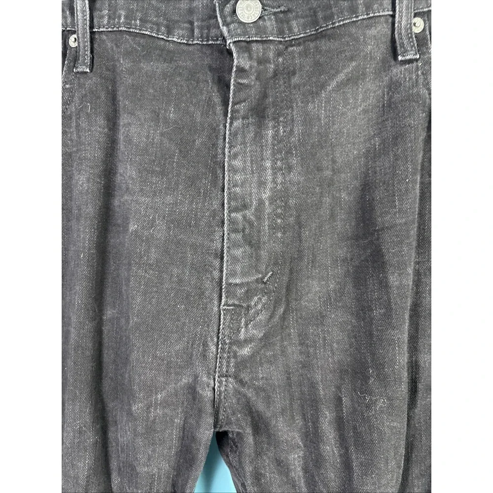 Levi's 569 Jeans Men's 40x32 (Fit 40x31) Black Loose Fit Straight Leg Stretch